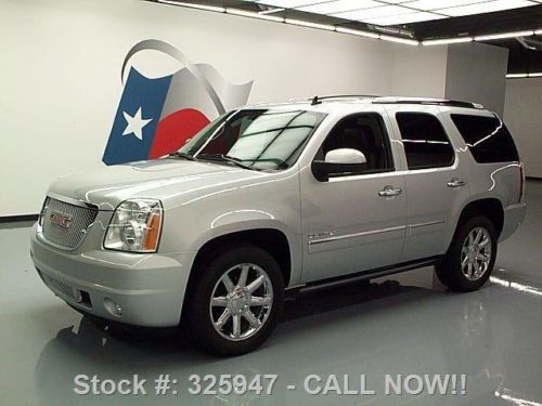 2012 gmc yukon denali sunroof nav dvd rear cam 20&#039;s 46k texas direct auto