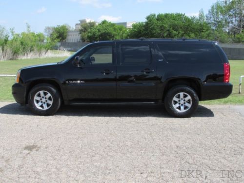 07 yukon xl slt 2wd blk/blk lthr htd seats tv quads 116k roof immac