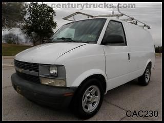 &#039;05 v6 chevy astro cargo work van bin package bulkhead ladder rack we finance!