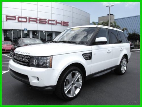 12 fuji white hse luxury sport 5l v8 4wd suv *dvd video *navigation *rear camera