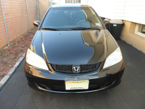 2004 honda civic ex black 5-speed manual low mileage!