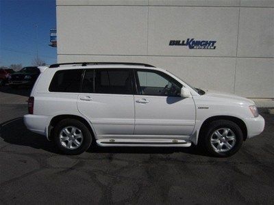 2003 highlander 3.0l auto white