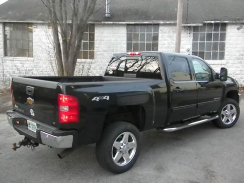 2011 CHEVY SILVERADO HD 2500 4X4 BLACK WITH BLACK INTERIOR, US $34,900.00, image 2