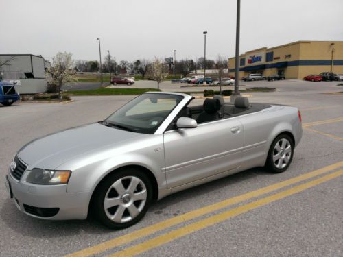 Purchase used 2004 Audi A4 Cabriolet Convertible 2-Door 1.8L in Saint Charles, Missouri, United ...