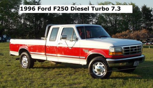 1996 ford f250 xlt diesel super cab 2wd