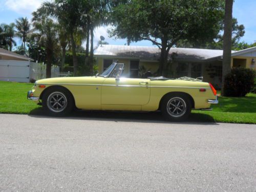 1971 mgb 1971 primrose yellow -- overdrive transmission!!! excelente!!