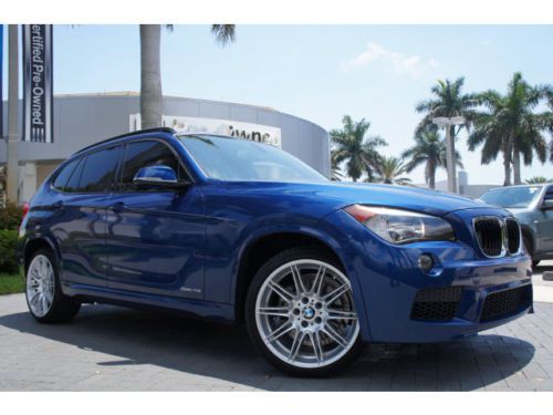 2013 bmw x1 sdrive 2.8i rear wheel drive m sport clean carfax le mans florida