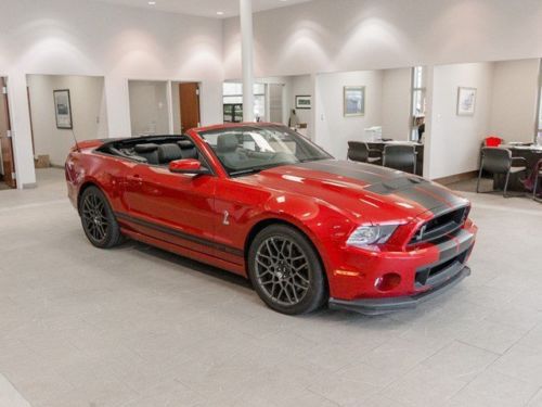 Shelby gt500 manual convertible 5.8l cd 5.8l 4v supercharged v8 engine  (std)