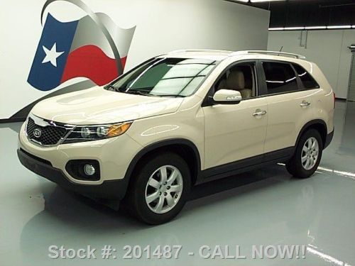 2012 kia sorento lx 7-pass htd leather rear cam 60k mi texas direct auto