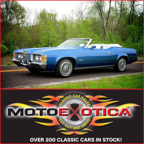1972 mercury cougar xr-7 convertible -fully optioned - 351 w - automatic - lqqk!