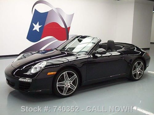 2010 porsche 911 carrera cabriolet sport chrono nav 18k texas direct auto