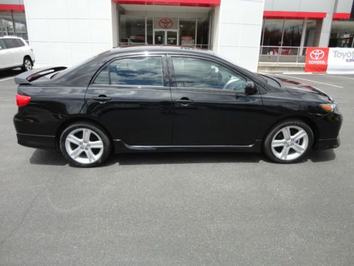 Certified 2013 Corolla S Power Sunroof 1 Owner Black Sand Pearl Automatic Video, US $17,900.00, image 2