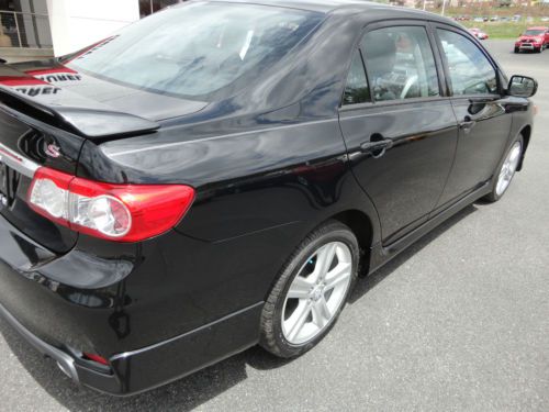 Certified 2013 Corolla S Power Sunroof 1 Owner Black Sand Pearl Automatic Video, US $17,900.00, image 3