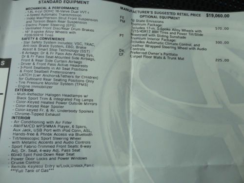 Certified 2013 Corolla S Power Sunroof 1 Owner Black Sand Pearl Automatic Video, US $17,900.00, image 23