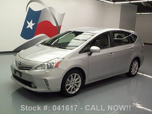 2012 toyota prius v five htd seats nav rear cam 52k mi texas direct auto