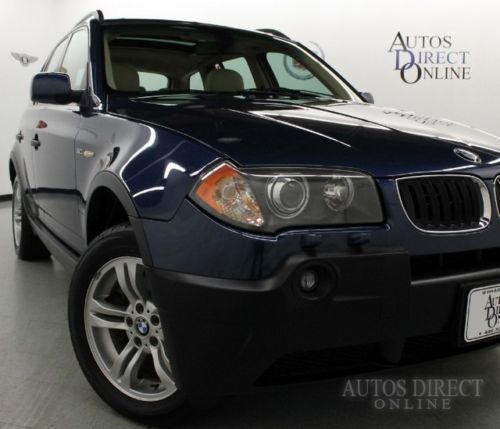 We finance 04 x3 3.0si awd cleancarfax heated seats cd audio panoramic roof hids