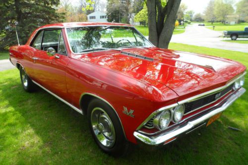 1966 chev chevelle  no reserve in mint condition  watch video 468 big block &#034;ss&#034;
