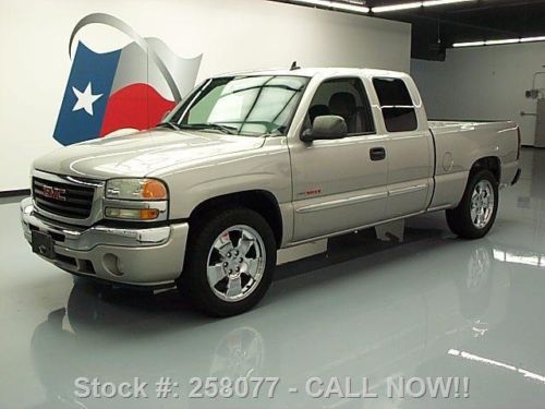 2006 gmc sierra sle ext cab vortex max 6.0 v8 20&#039;s 69k texas direct auto