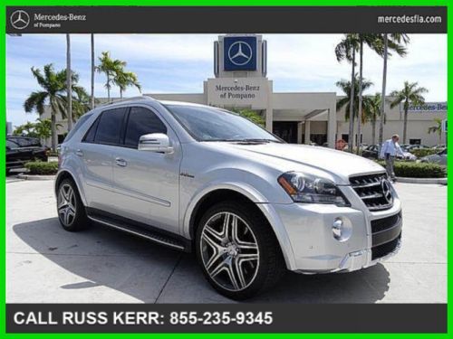 2011 ml63 amg 4matic certified 6.2l v8 32v automatic all wheel drive suv
