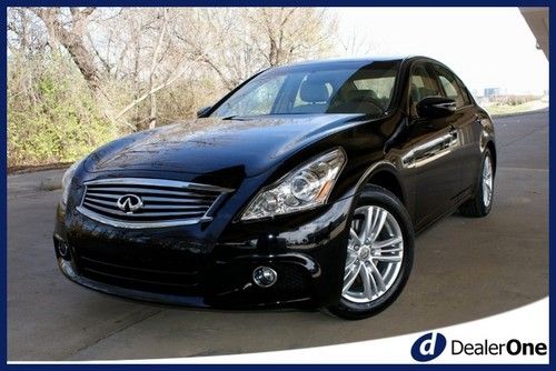 G37, only 4k miles, black/tan, 1-owner, low 2.95% apr financing!