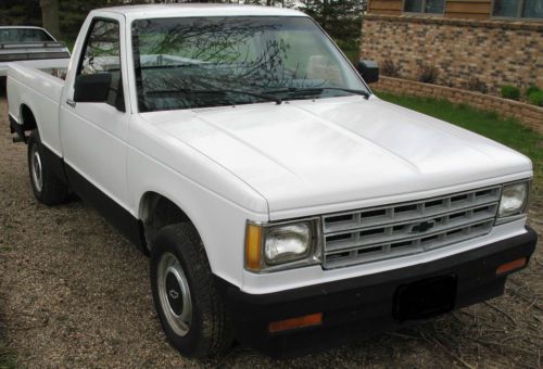 1989 chevrolet s10 2.5l 4 cylinder, 2wd, 5 speed manual