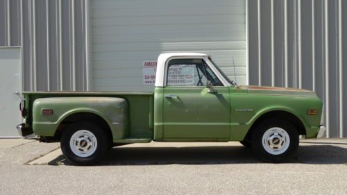 1971 chevrolet c10 pickup short bed step side stepside not gmc