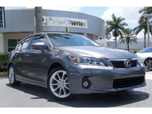 2012 lexus ct 200h hybrid 1 owner clean carfax heated seats sunroof florida car