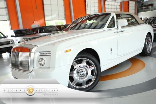 11 rolls royce phantom drophead 4k navigation sensors rear camera chrome wheels