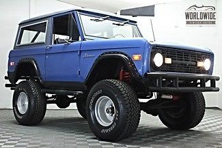 1974 ford bronco! 4x4 lifted! custom! v8! cosmetic restoration! must see!