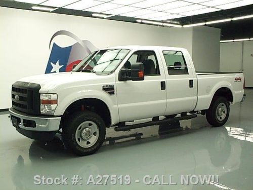 2009 ford f250 crew 4x4 off-road 5.4l v8 side steps 59k texas direct auto