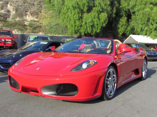 2006 ferrari f430 spider convertible mint all original books keys cover chrome