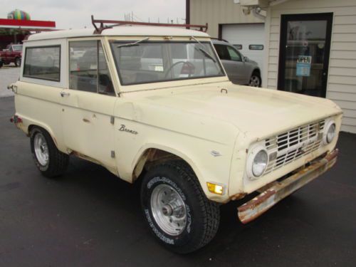 1968 early ford bronco 4x4 barn find!!! 88,655 miles!!!