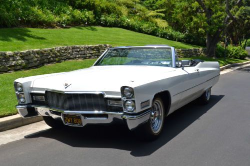 1968 cadillac deville convertible original 55000 miles 472 v8 original ca car