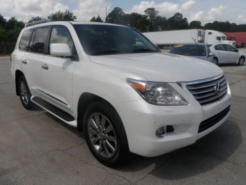 1-owner 2010 lexus lx570 awd 4wd white nav loaded! gx lx 460 470 570 09 10 11 12