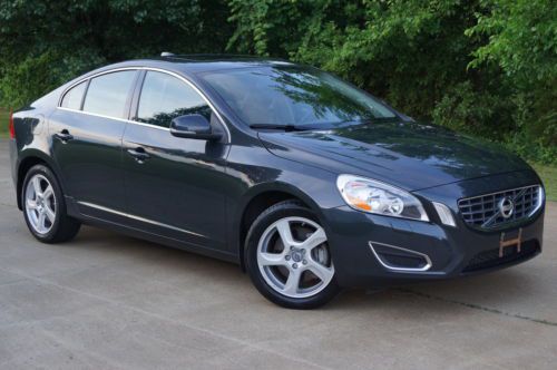 2012 volvo s60 t5 awd nav xm lthr roof 1-owner off lease great deal