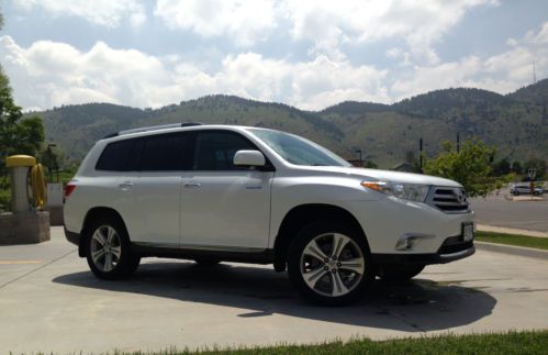 2012 toyota highlander limited sport utility 4-door 3.5l