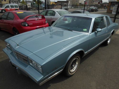 1985 chevrolet monte carlo coupe 2-door 4.3l