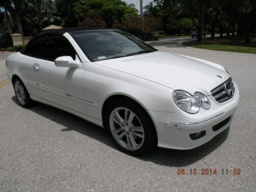 08 mercedes clk 350. white, only 21,000 miles.