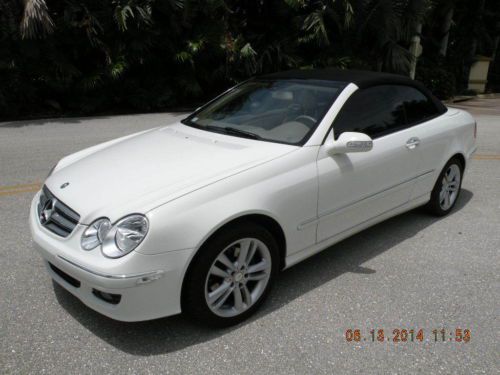 08 Mercedes CLK 350. White, only 21,000 miles., image 3