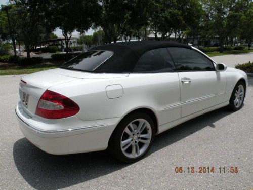 08 Mercedes CLK 350. White, only 21,000 miles., image 4
