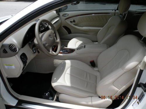 08 Mercedes CLK 350. White, only 21,000 miles., image 8