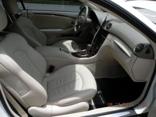 08 Mercedes CLK 350. White, only 21,000 miles., image 9