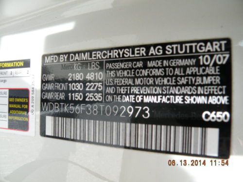 08 Mercedes CLK 350. White, only 21,000 miles., image 19