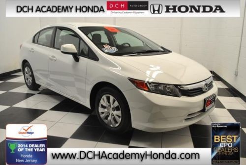 12&#039; honda certified 100k mile warranty included 1 owner clean carfax cpo sedan