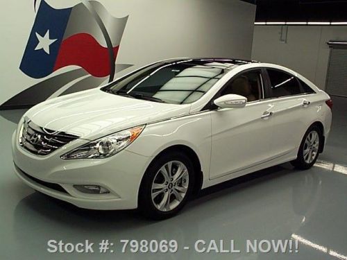 2013 hyundai sonata ltd leather dual sunroof nav 9k mi texas direct auto