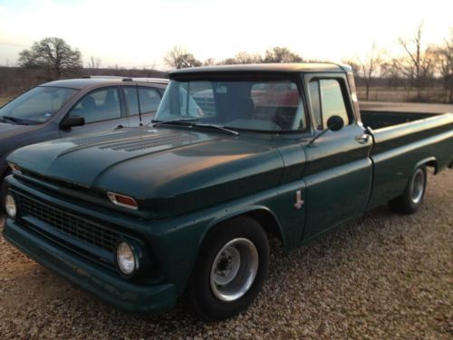 1963 green chevrolet custom c-10--1/2ton--3500lbs.