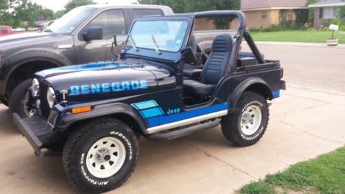 1983 jeep cj5 renegade sport utility 2-door 4.2l