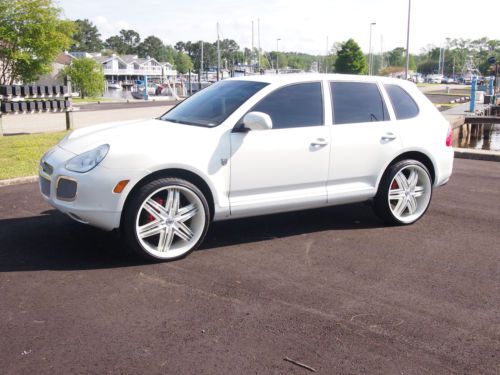 Porsche cayenne turbo - no reserve - asanti trim and 24&#034; wheels