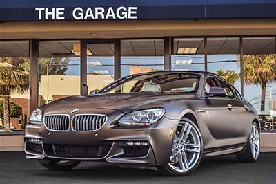 &#039;13 bmw 650i gran coupe,445 hp, keyless,pano, rear camera, m sport pkg.oak trim.