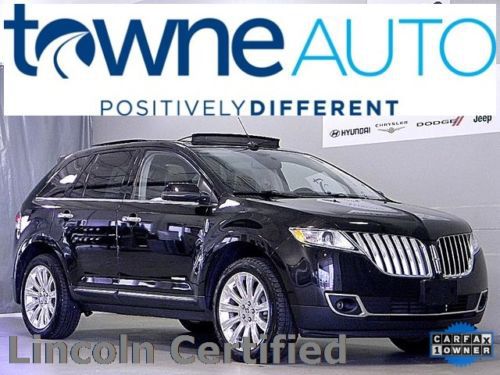 13 lincoln mkx awd elite package vista roof navigation